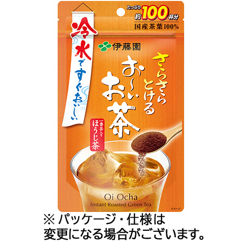 さらさらとける おーいお茶 ほうじ茶 80g 1ｾｯﾄ(6ﾊﾟｯｸ)画像