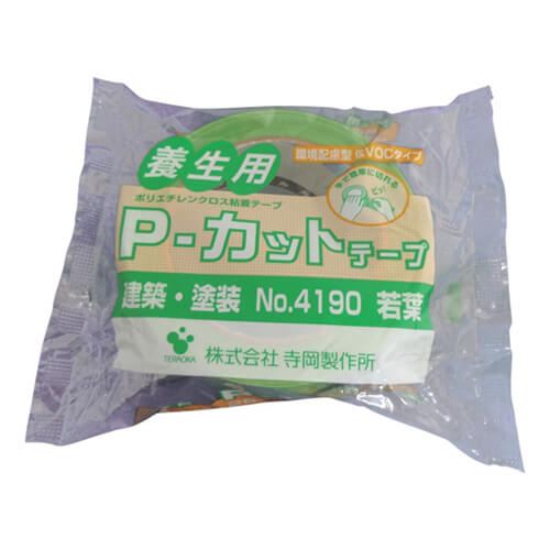 寺岡製作所 Ｐ－カットテープ No.4190 若葉 ５０ｍｍＸ２５Ｍ50mm×25m 4190LGR50X25画像