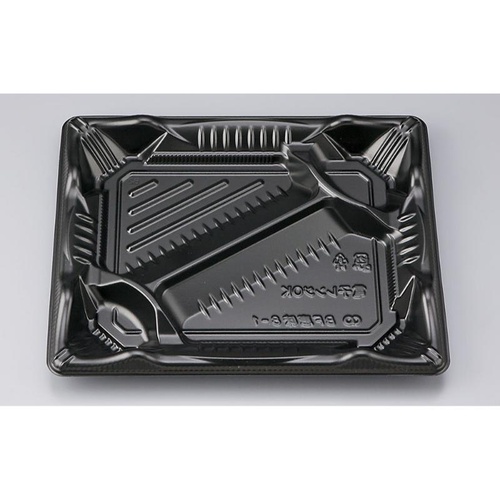 シーピー化成 弁当容器 BF恵味8-1 黒 本体(N)画像