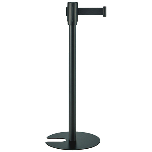 ﾍﾞﾙﾄﾊﾟｰﾃｰｼｮﾝｽﾀﾝﾄﾞ Light ﾎﾟｰﾙ:ﾌﾞﾗｯｸ ﾍﾞﾙﾄ:黒(ﾅｲﾛﾝ) 1台画像