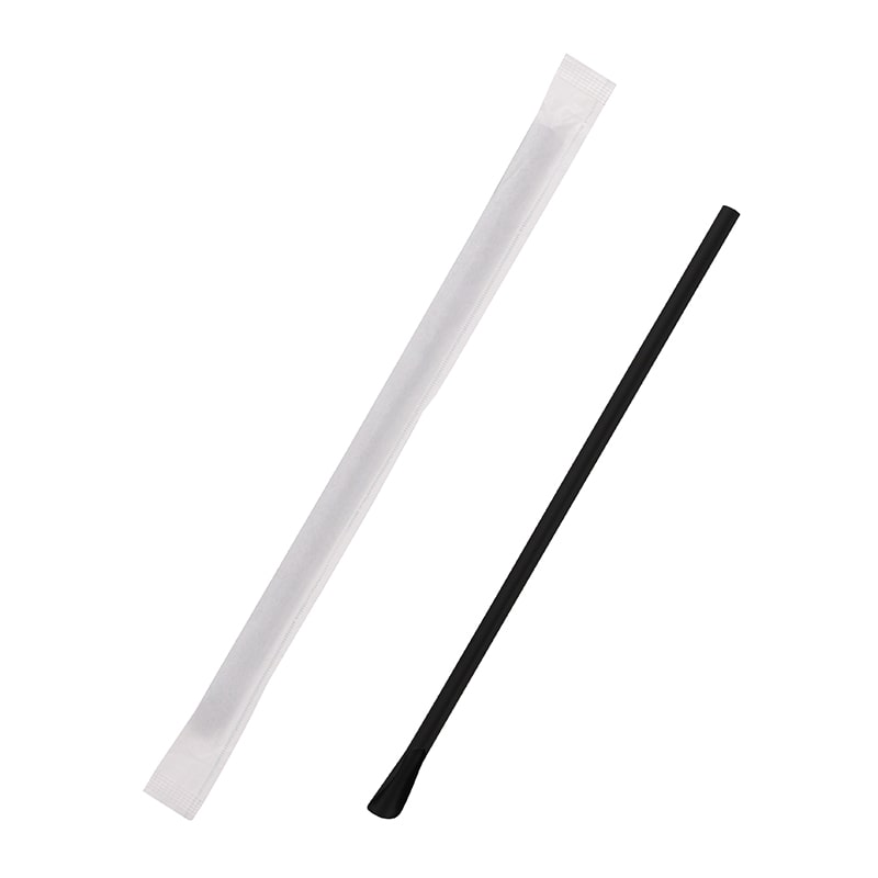 ヘイコースプーンストロー６ｘ２１　黒　単袋画像