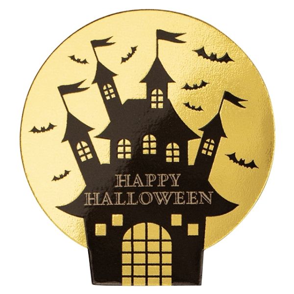 スウィーツ用品 ハロウィンケーキピック オ城-9(100枚) ヘッズ画像