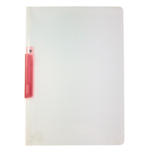 クリップインファイル　A4タテ　20枚収容　ピンク　1セット(20冊)画像