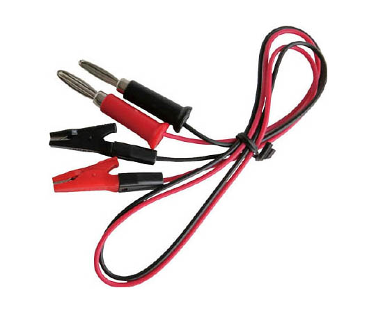 テストリード 50cm モールドクリップS⇔バナナプラグ 1袋（2本入）