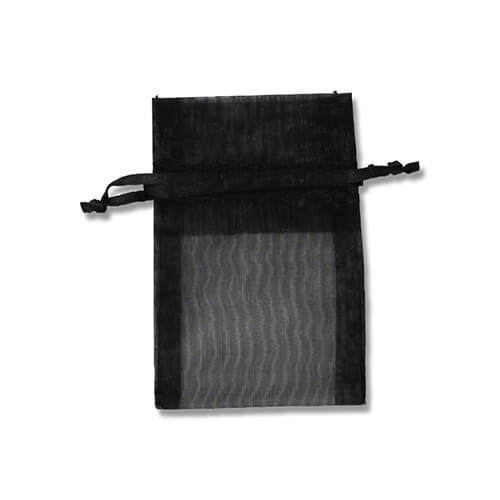 オーガンジーバッグ ＳＳ ブラック １０枚画像