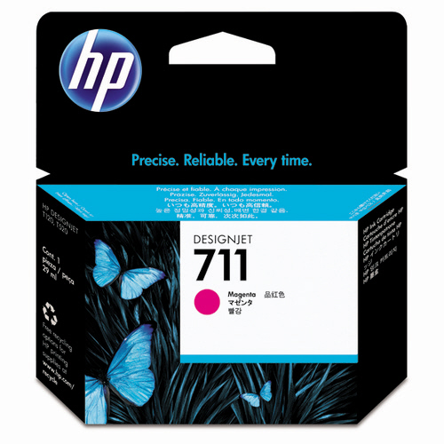 HP711 ｲﾝｸｶｰﾄﾘｯｼﾞ ﾏｾﾞﾝﾀ 29mL 染料系 CZ131A 1個画像