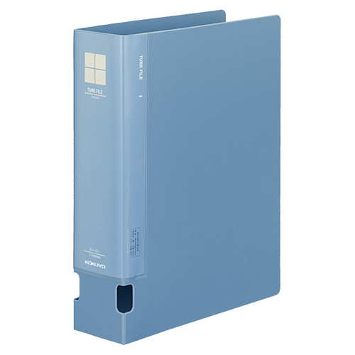 ﾁｭｰﾌﾞﾌｧｲﾙPP 片開き A4ﾀﾃ 600枚収容 60mmとじ 背幅74mm 青 1冊画像