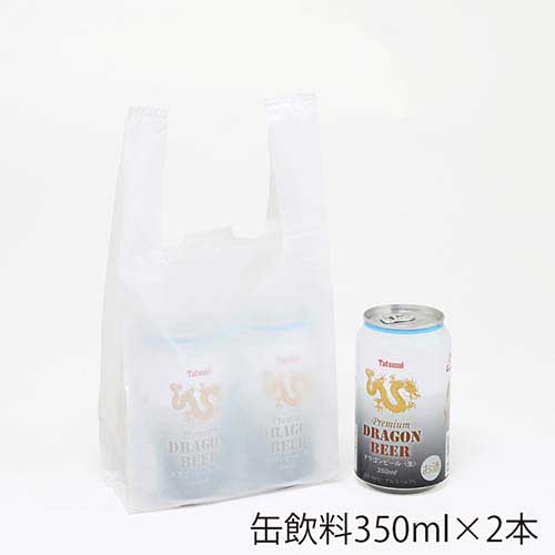 お店の備品に！プレーンで便利なレジ袋