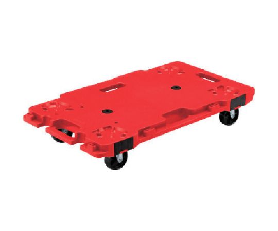 樹脂製平台車 802462 サンキャリー6839 レッド