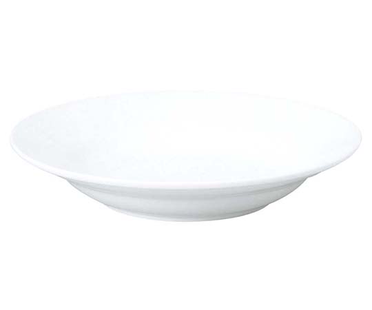 おぎそチャイナ　スープ皿　23cm　3703　ホワイト画像