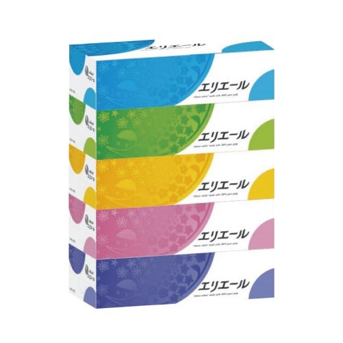 エリエール　ティシュー　１８０組（５箱入）画像