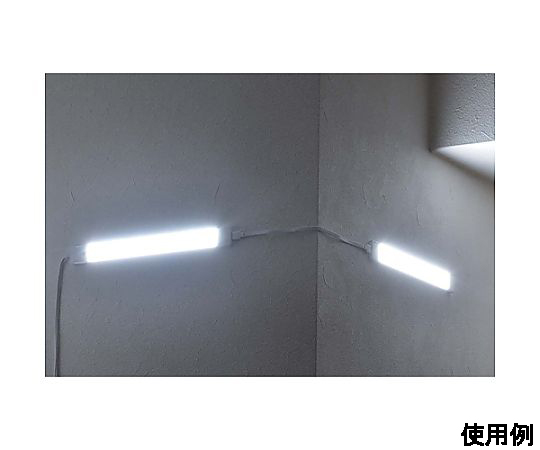 AC100V/14.5W/1100lm 連結子機/LED 解説書や仕様が印刷された商品の側面が見える状態