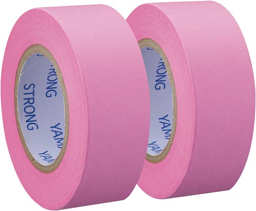 メモックロールテープ強粘着詰替１５ｍｍ幅ローズ画像