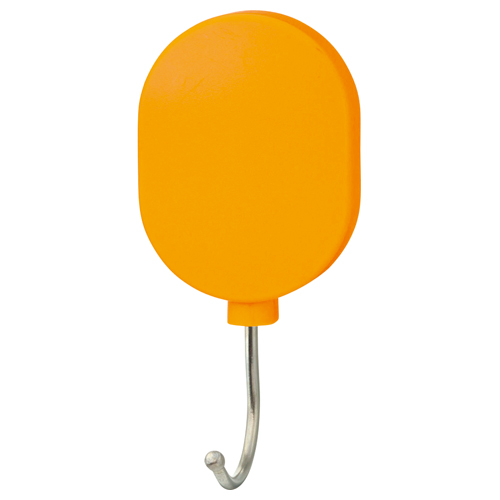 ﾌﾟﾗﾏｸﾞﾈｯﾄﾌｯｸ ｽｲﾝｸﾞ式 耐荷重約7kg ｵﾚﾝｼﾞ 1個画像