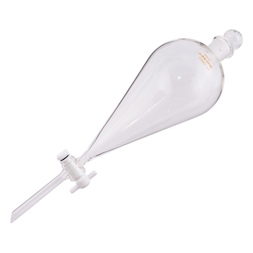 スキーブ型分液ロート　テフロン（R）プラグ付　1000mL画像