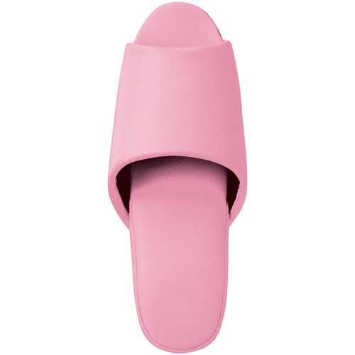 抗菌ﾋﾞﾆｰﾙﾚｻﾞｰ調ｽﾘｯﾊﾟ(前開き) ﾋﾟﾝｸ 1ｾｯﾄ(30足)画像