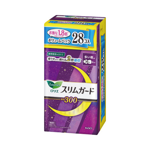 ロリエ　スリムガード　多い夜用ＢＰ　２８個画像