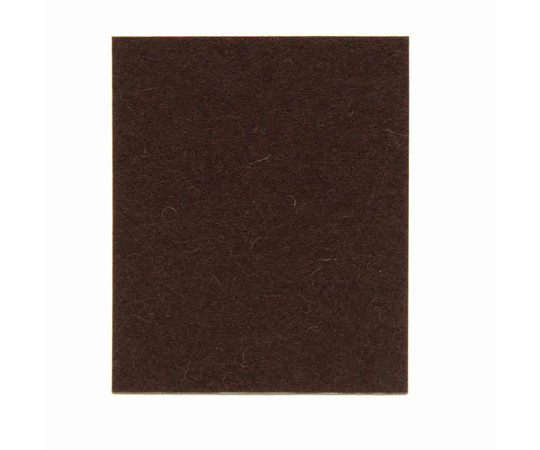 フェルトシート　ハードタイプ　厚み2mm×横100mm×縦120mm　濃茶　2枚入画像