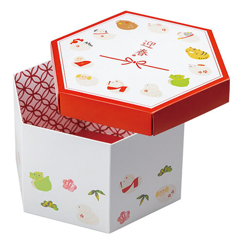 六角ＢＯＸ迎春画像