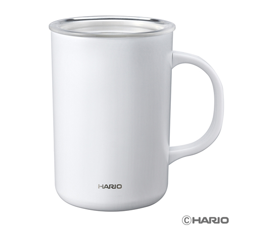 セラミックコーティング 真空二重保温マグ 470mL ホワイト画像