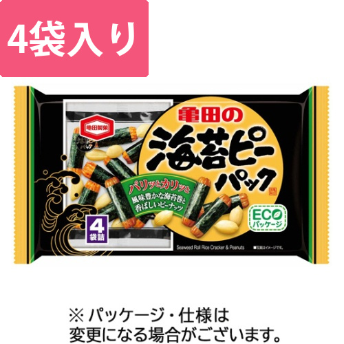 亀田の海苔ピーパック　85g(4袋)　1パック画像