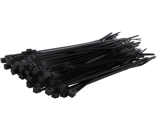 結束バンド ケーブルタイ 屋外用 黒 100×幅2.5mm 100本入画像