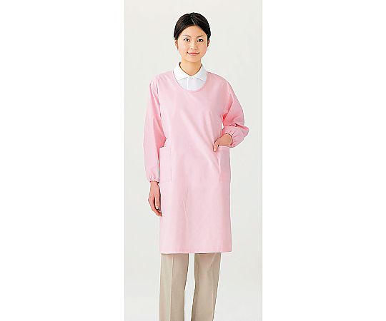 割烹着 ピンク画像