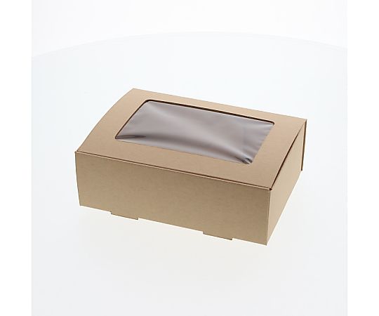 フレームBOX FL-3 クラフト 10枚入 外箱が斜め上から撮影されており、パッケージ内部が見える状態