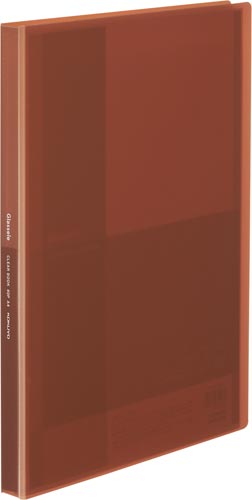 クリヤーブックグラッセルＡ４　４０枚ブラウン×１０画像