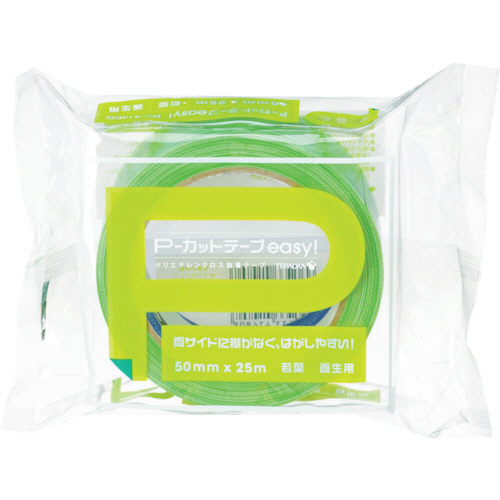 P-ｶｯﾄﾃｰﾌﾟ EASY 4140D 50mm×25m 若草 1巻画像