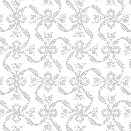 包装紙 ﾛｰﾙ ﾌﾗｰﾙﾘﾎﾞﾝ銀 半才判 1ﾊﾟｯｸ(10枚)画像