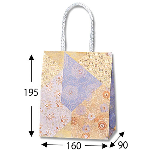 引き出物や持ち帰り用などに！出し入れスムーズな手提げ紙袋（和柄）