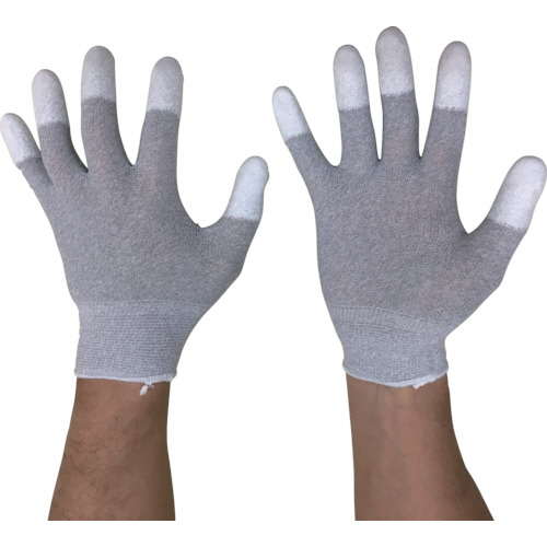 制電ｶｰﾎﾞﾝ指先ｳﾚﾀﾝ手袋 S 1ﾊﾟｯｸ(10双)画像