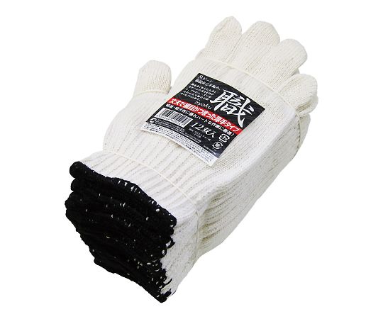 プロ用綿混軍手（職印）　12双入画像