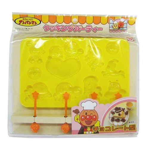 チョコレート型 アンパンマン チョコレートモールド ピック付き キャラクター画像