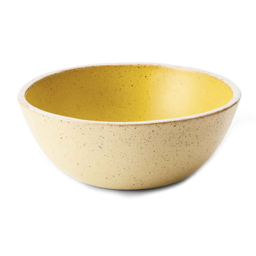 ボウル 18cm L Palm パーム 陶器 イエロー画像