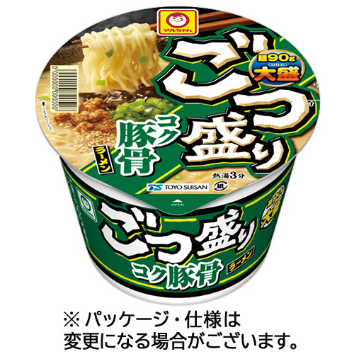 ﾏﾙちゃん ごつ盛り ｺｸ豚骨ﾗｰﾒﾝ 115g 1ｾｯﾄ(24食:12食×2ｹｰｽ)画像