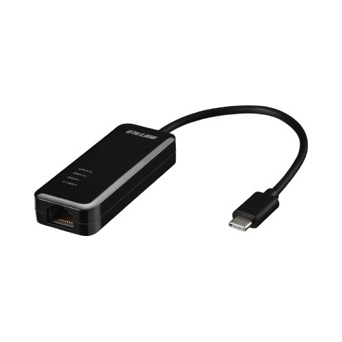 Ｇｉｇａ　Ｔｙｐｅ－Ｃ　ＬＡＮアダプター　ブラック画像