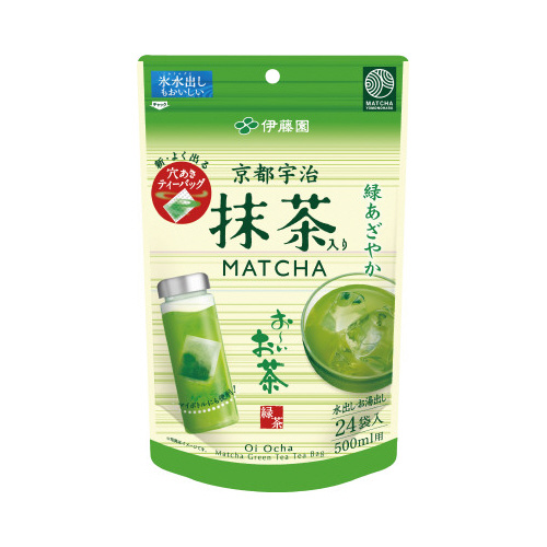 京都宇治抹茶入りおーいお茶　ティーバッグ２４袋×３画像