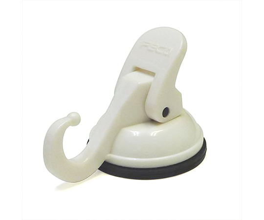 超強力吸盤フック　ホワイト　約44×68×49mm画像