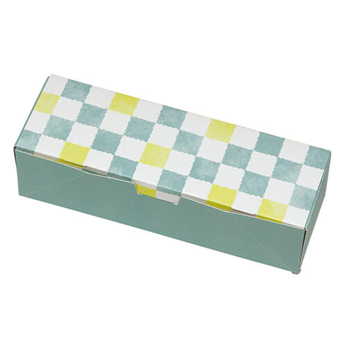 ルミアサービス箱３個　格子　そら色画像