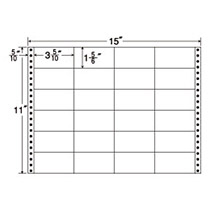 ﾅﾅﾌｫｰﾑ 連続ﾗﾍﾞﾙ Mﾀｲﾌﾟ 15×11ｲﾝﾁ 24面 89×47mm 1箱(500折)画像
