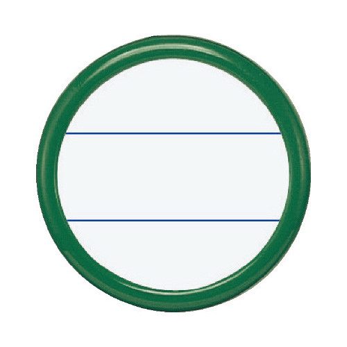 丸型名札安全ピン・クリップ両用型　直径５０ｍｍ緑画像