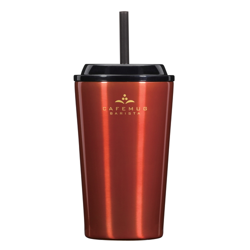 タンブラー カフェマグバリスタ ストロータンブラー 400ml コーヒーチェリー画像