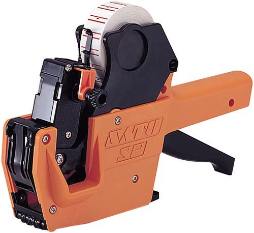 一段型ハンドラベラーＳＰ　本体　６桁印字画像