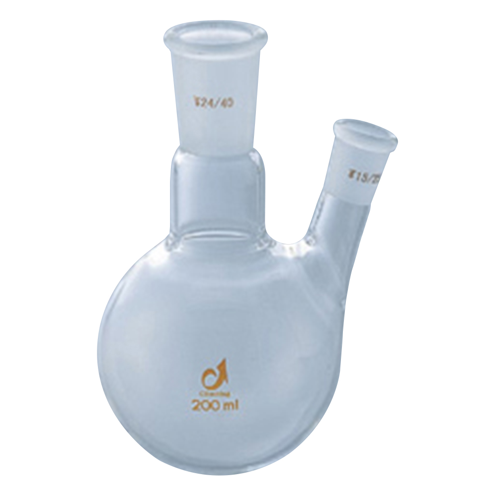 共通摺合二つ口フラスコ　200mL画像