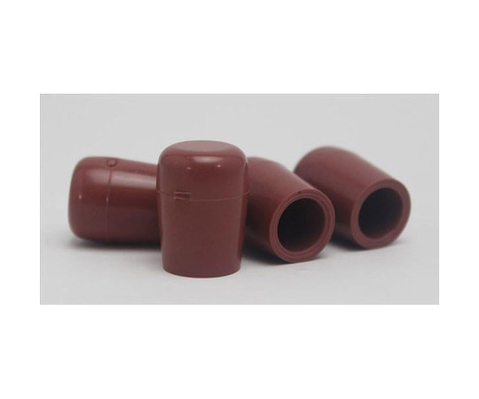 パイプキャップ　茶丸　10mm　10mm×15mm　4個入画像