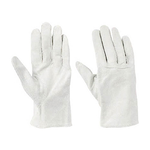 ﾄﾜﾛﾝ 牛表革 ｸﾚｽﾄ白C 1ﾊﾟｯｸ(10双)画像