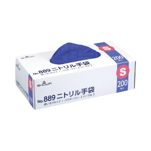 ＮＯ．８８９　ニトリル手袋　２００枚入　Ｓサイズ画像