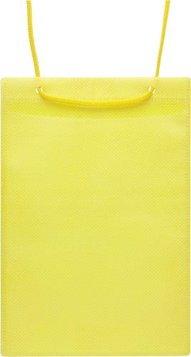 イベント吊下げ名札　ハガキ用　黄　５０枚画像